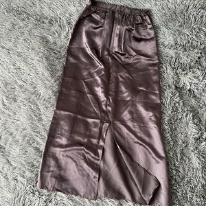 NWOT J.Jill Silk Maxi Skirt, S